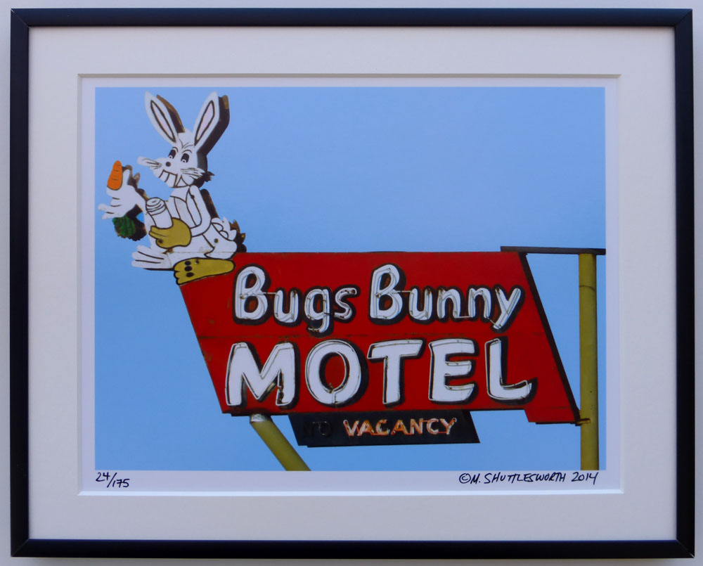 8x10 Bugs Bunny Motel Framed