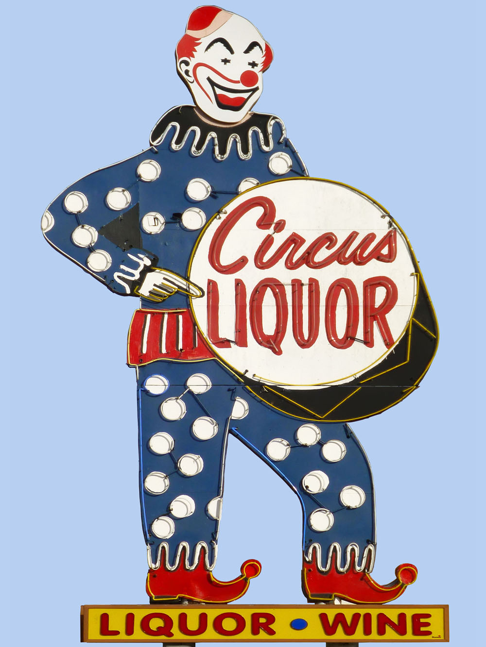 Circus Liquor Vintage Neon
