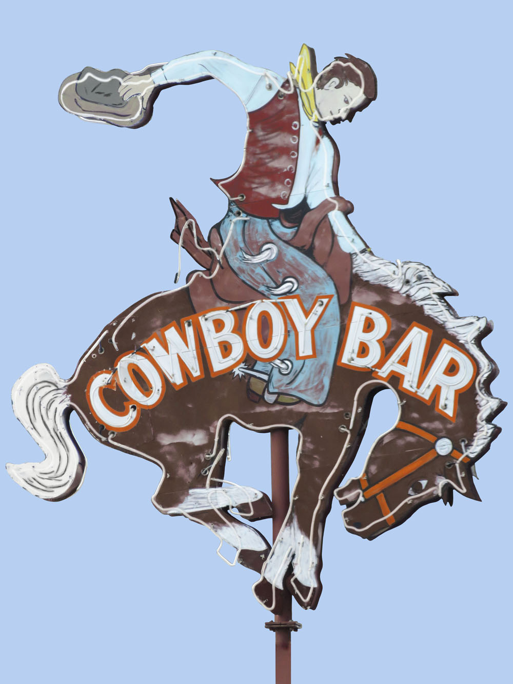 Cowboy Bar Vintage Neon